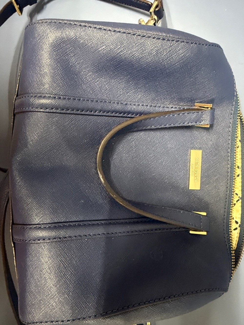kate spade Navy Crossbody Shoulder Bag with Gold Hardware